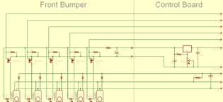 Schematic for the IR Sensor array